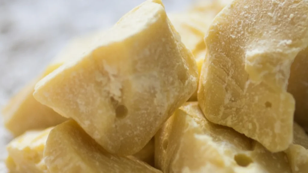 cocoa butter ready to be used in skincare