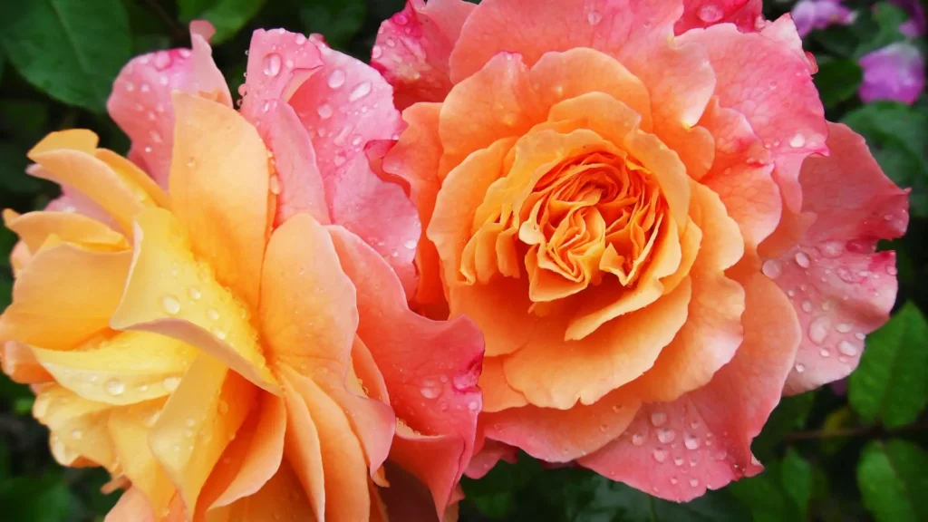 Roses in full bloom contain Geraniol terpene