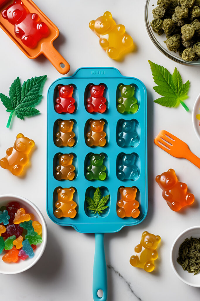 Bite size vegan cannabis gummies
