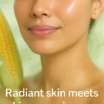A woman with well-hydrated skin.