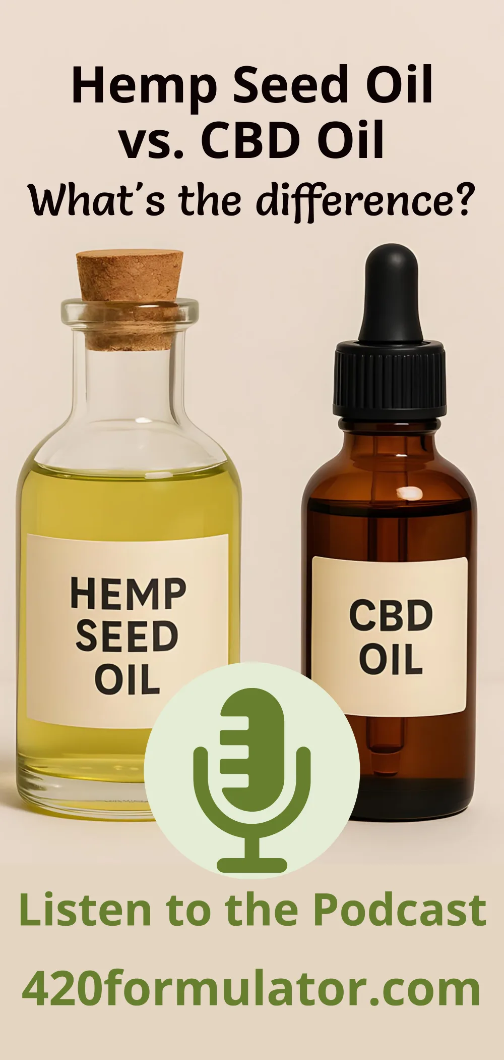Podcast Hemp Oil vs CBD Oil
