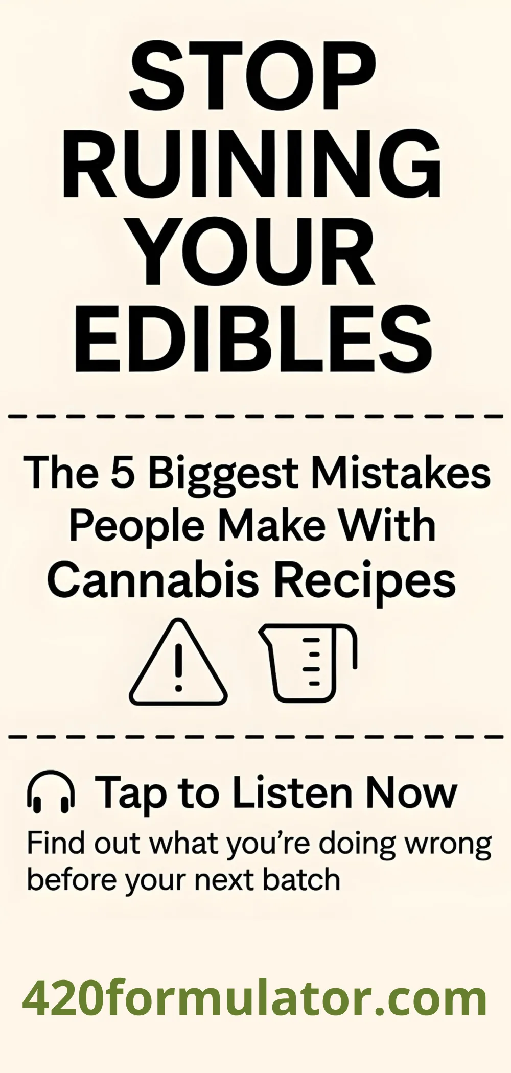 The 5 Biggest Mistakes People Make With Cannabis Recipes