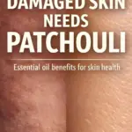 A close up of damaged skin alongside healthy skin.