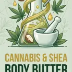 An infographic illustrating a Cannabis and shea body butter podcast.